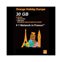 Orange Holiday SIM Card 30 GB