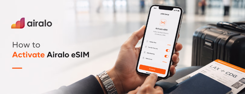 how to activate Airalo eSIM