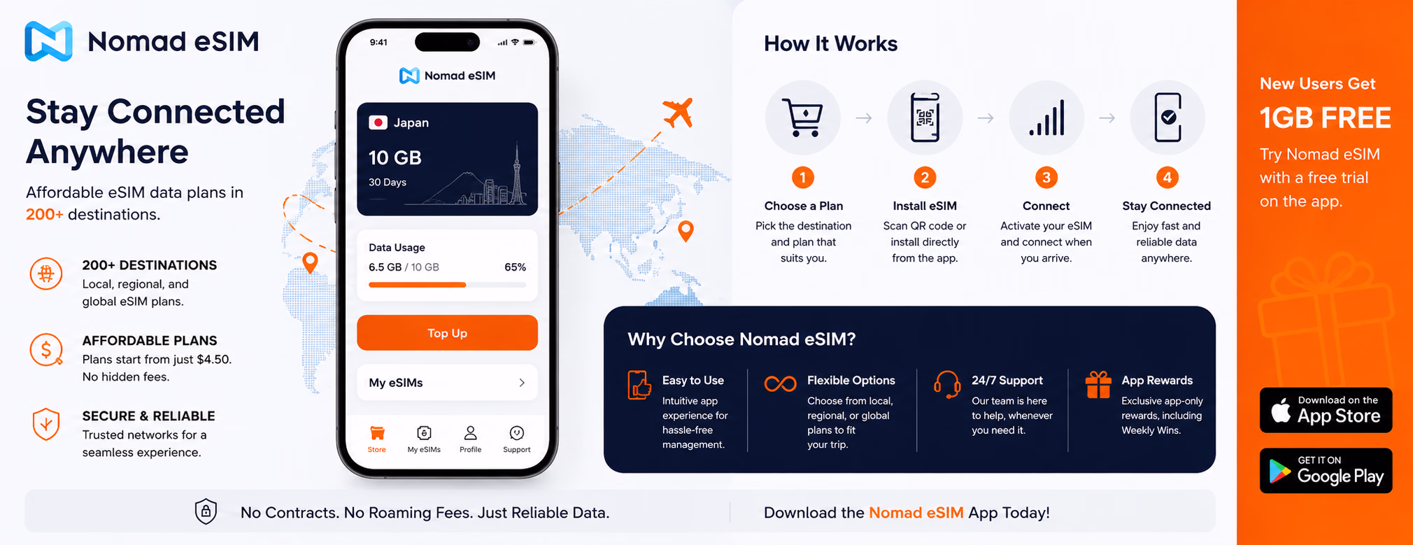 nomad esim app info