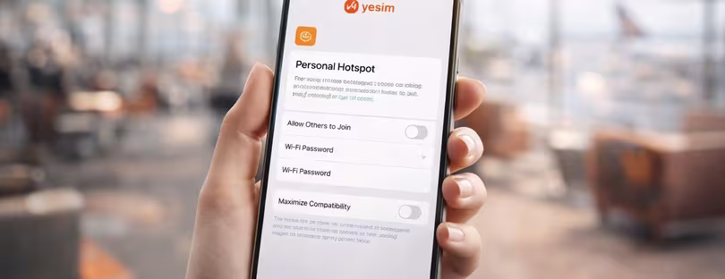 Yesim eSIM hotspot