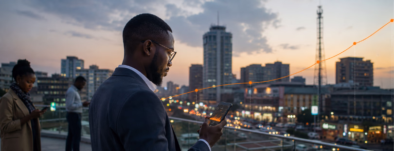 Zimbabwean mobile internet traffic