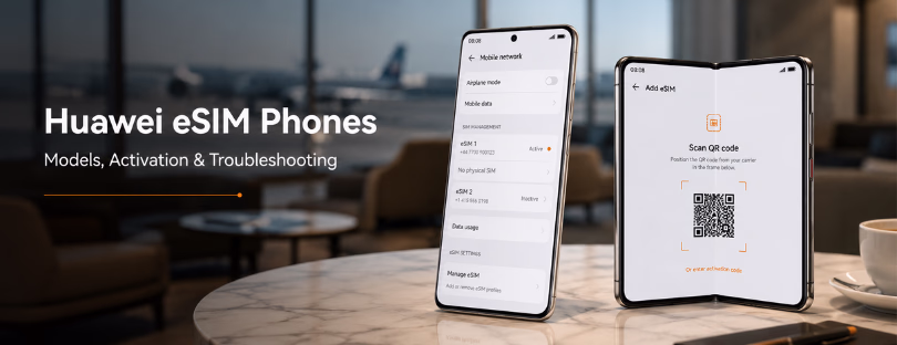 huawei phones esim