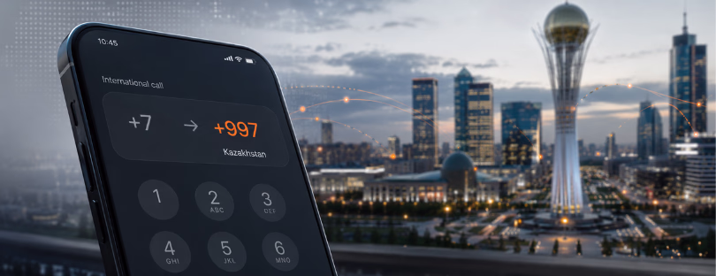 kazakhstan country code