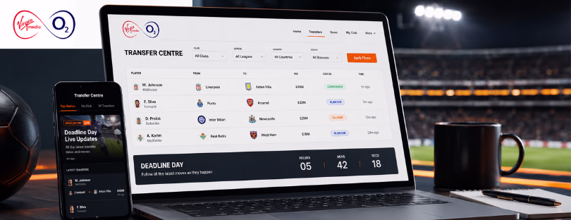 Virgin Media O2 online transfer tracking tool