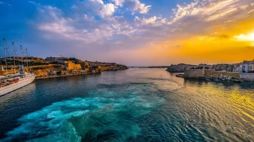 Harbor in Malta