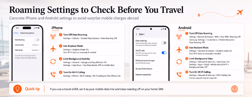 ROAMING SETTINGS INFO