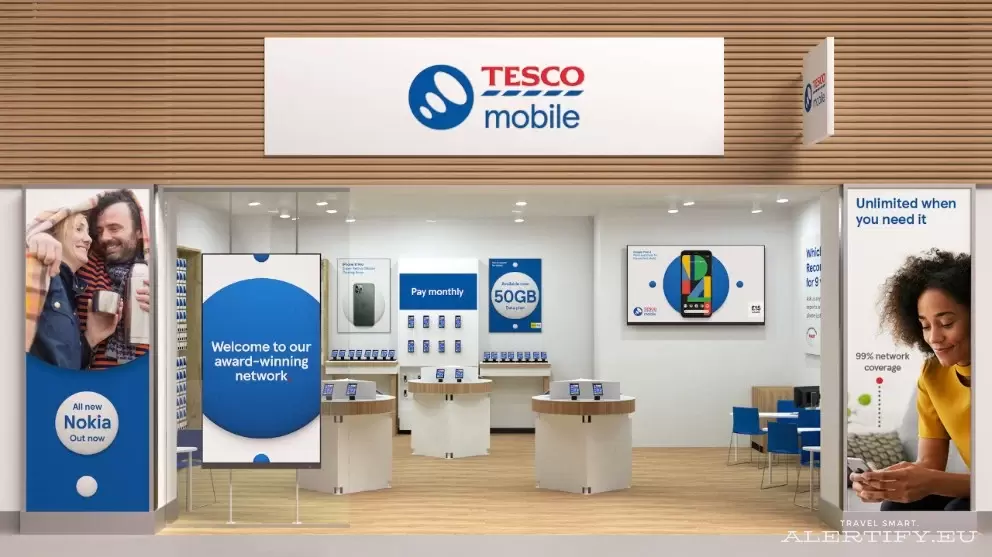 Tesco Mobile eu data roaming