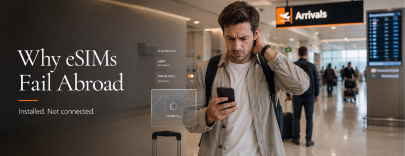 why eSIMs fail abroad