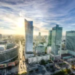 Warsaw skyscrapers mobile access control