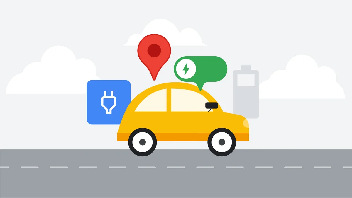 EV Charging stations on Google Maps