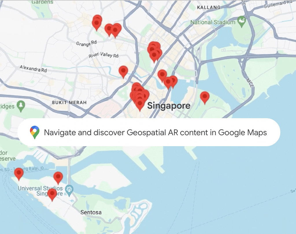 Singapore AR Experiences Google Maps