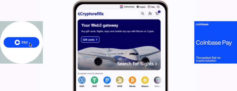 crypto travel booking