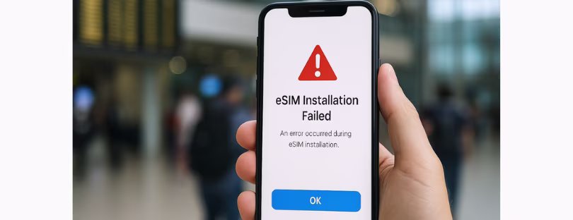 eSIM setup mistakes