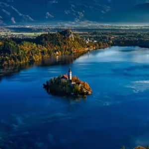cool weather European travel destinations - Lake Bled