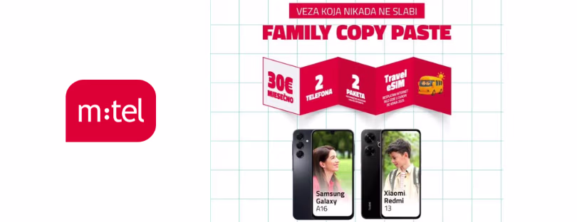 M:tel Montenegro Copy Paste offer