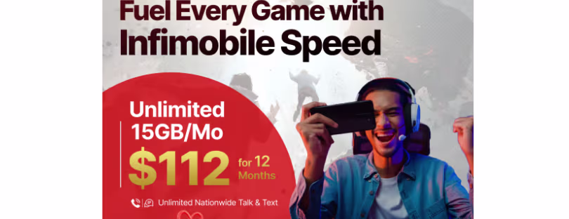 Infimobile 15GB annual plan