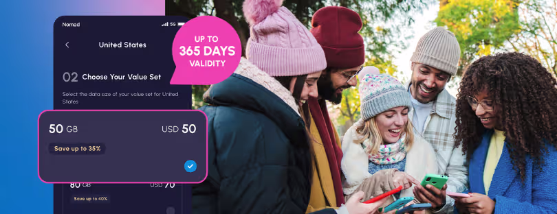 Nomad eSIM 12-month validity