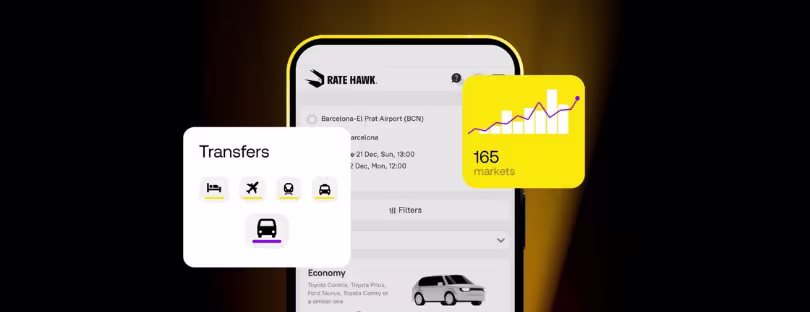 RateHawk transfer bookings