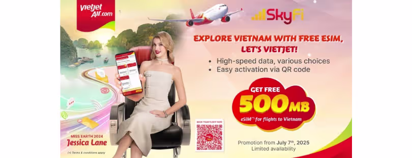 Vietjet free eSIM