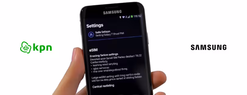 Samsung KPN esim