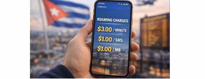 Cuba roaming charges