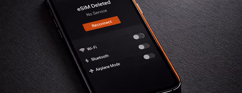 accidentally deleted eSIM