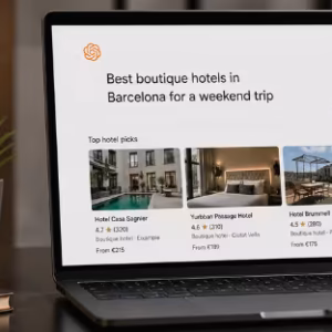 AI hotel search visibility