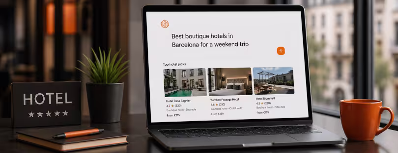 AI hotel search visibility