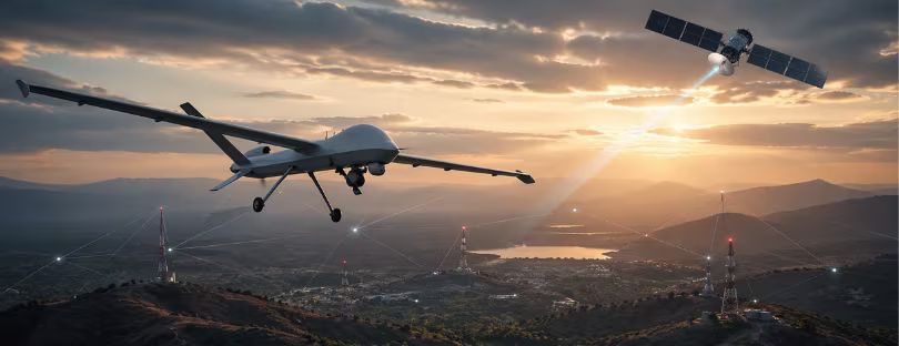 BVLOS drone connectivity