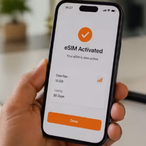 What happens between ‘Buy eSIM’ and ‘Connected’ (step-by-step breakdown)