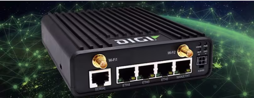 Digi IX25 industrial 5G router with eSIM