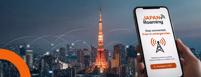 Japan emergency roaming network