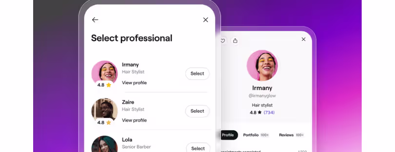 Fresha Professional Profiles