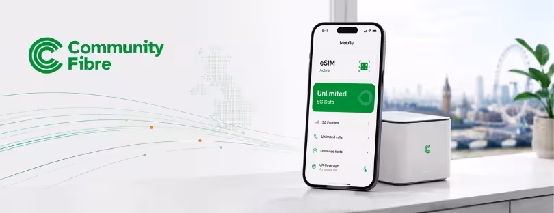 Community Fibre unlimited mobile eSIM