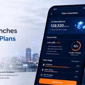 China telecom AI token economy