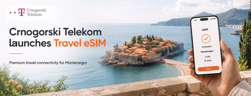 Crnogorski Telekom Travel eSIM