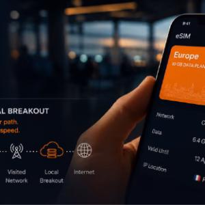 IMSI routing eSIM