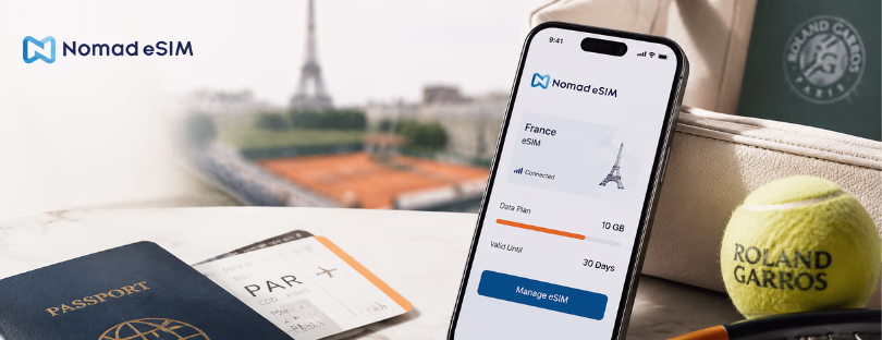 Nomad eSIM Roland-Garros