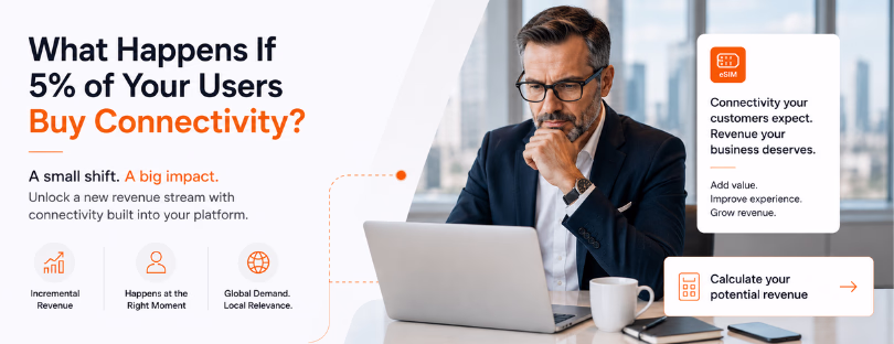 connectivity monetization for travel platforms