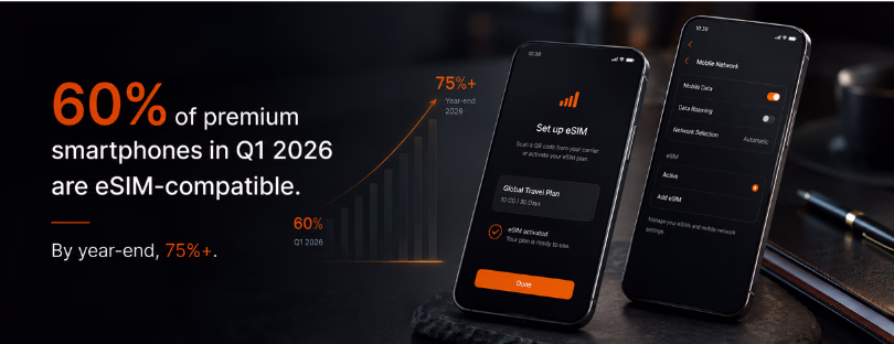 premium smartphones eSIM compatible