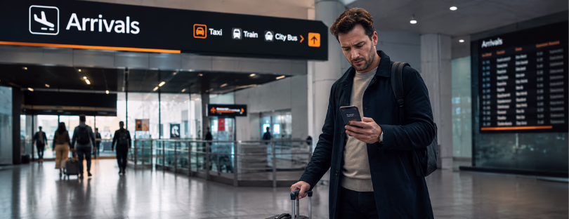travel connectivity after landing