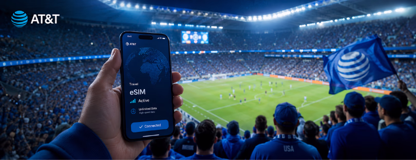 AT&T travel eSIM