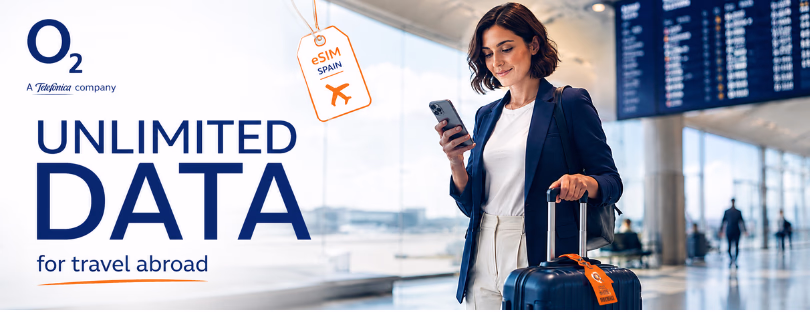 O2 Spain travel eSIM