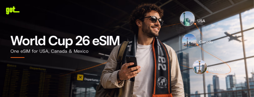 Get eSIM Travel World Cup 26 eSIM